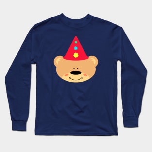 Teddy bear clown Long Sleeve T-Shirt